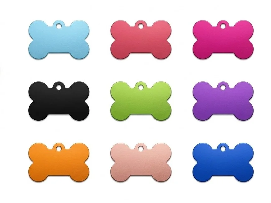 Tag de identificação pet personalizada