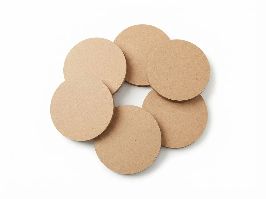 Base para porta copos em MDF 3mm (8x8cm)